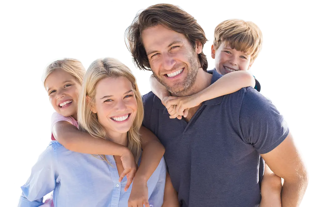 Smiling Family Visits Dentist Vancouver. We provide great Sleep Apnea Service